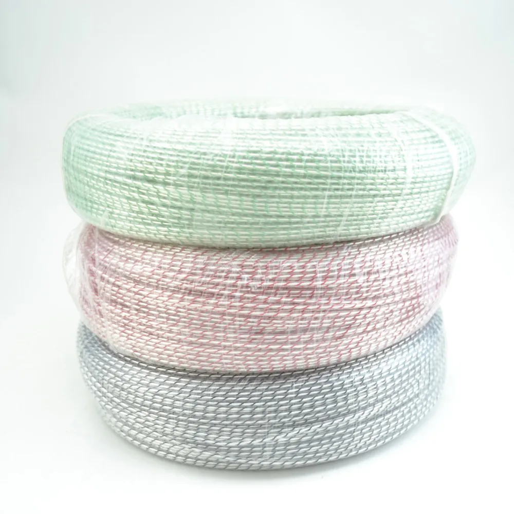 Cable de alimentación rca Chapado en plata de 5m GRB, cable de altavoz, para auriculares, bricolaje