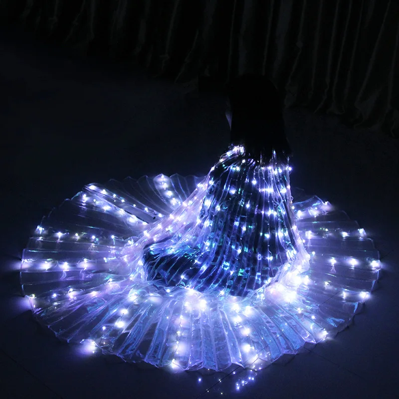 Halloween Led Isis Belly Dance Light Up Wing Butterfly Led Isis Wing Accessory Costumes Adult Lamp