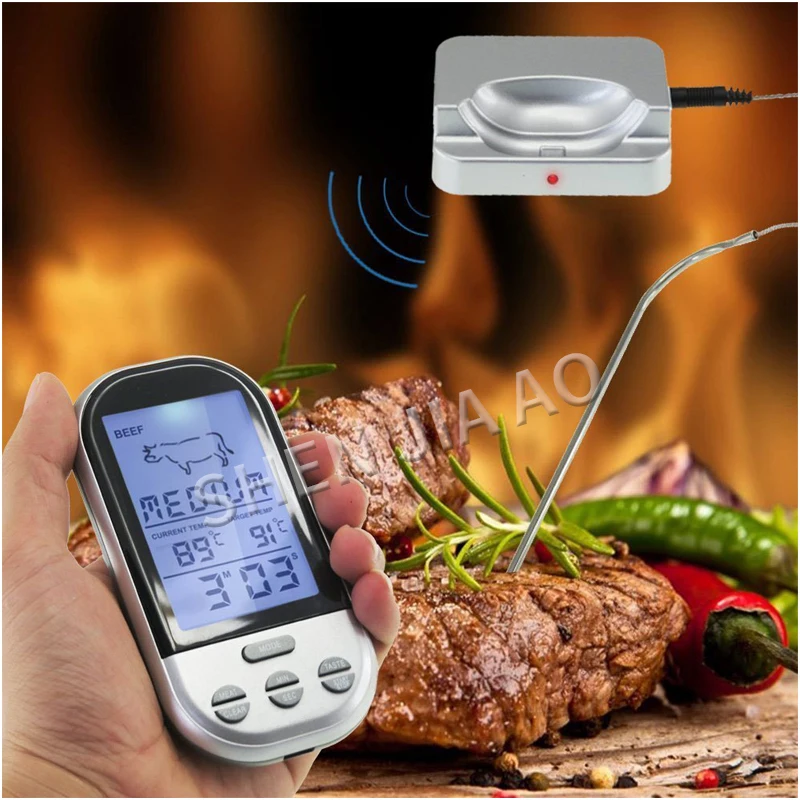 

SN023 Wireless BBQ Thermometer Kitchen Food Thermometer Electronic Thermometer With Probe Spot Wireless Food Thermometer Tool