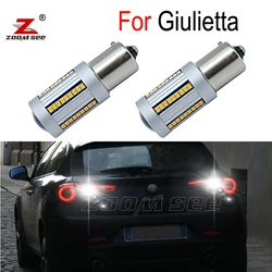 2Pcs 100% Canbus Foutloos High Power Geen Blink Witte Led Reverse Lamp Terug Up Licht Voor Alfa Romeo giulietta 940 (2010-2019)