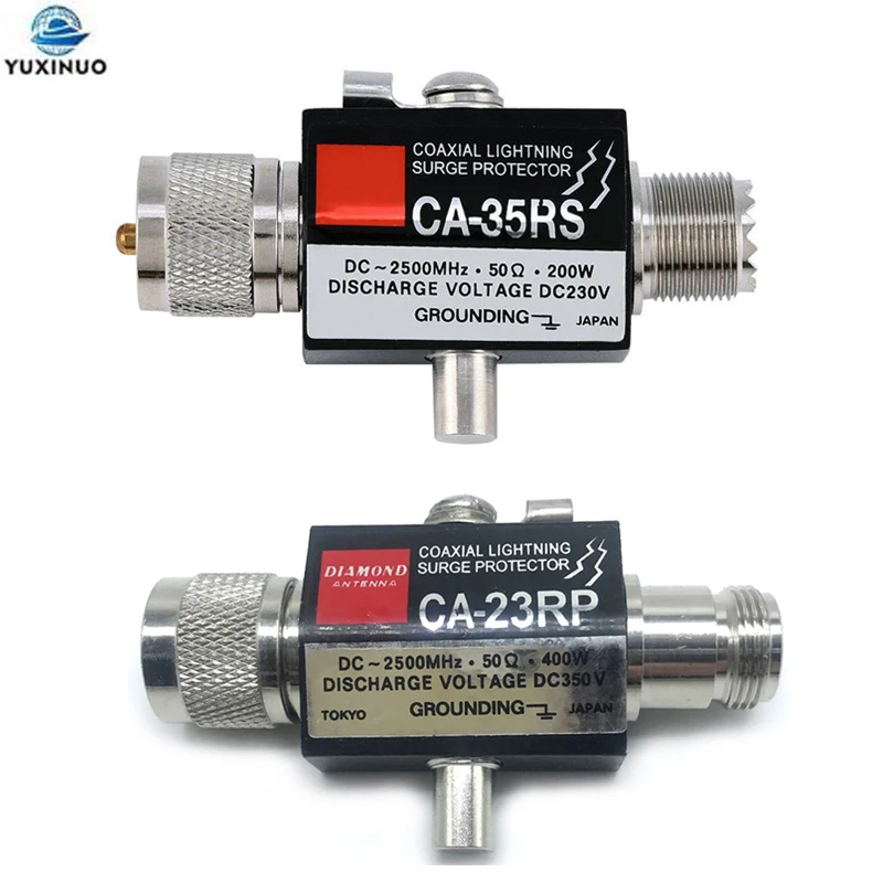 CA-35RS CA-23RP PL259 SO239 Radio Repeater Coaxial Anti-Lightning Antenna Surge Protector M Male to Female or N Male to Female