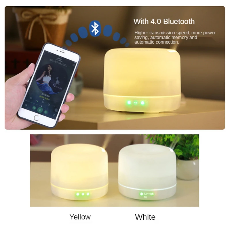 Lạ Mới Đèn Ngủ Đa Năng Gia Đình Máy Phun Sương Tạo Độ Ẩm Làm Thơm Phòng Bluetooth Lễ Hội Âm Nhạc Sáng Tạo Đèn Bàn