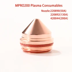 Buse de consommables de haute qualité, Machine de découpe Plasma Mpro200 220890 220892 420044