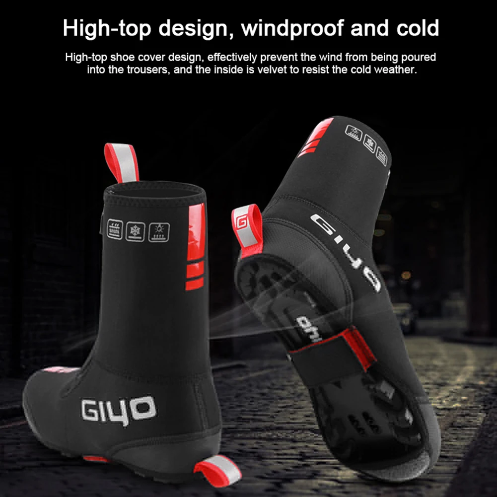 Bike Shoes Covers Cycling Boot Covers Lock Shoe Cover Mountain Road Bike Windproof Waterproof Dustproof Outdoor Riding Equipment