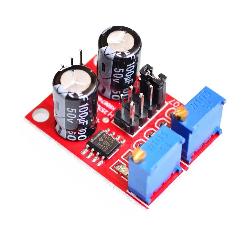 NE555 Pulse Frequency Duty Cycle Adjustable Module Square Wave 5V-12V Signal Generator