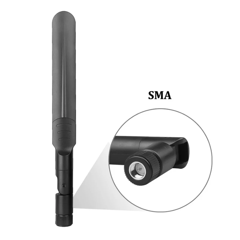 2pcs/lot 5 dbi high gain 3g 4G LTE rubber antenna SMA male for LTE router