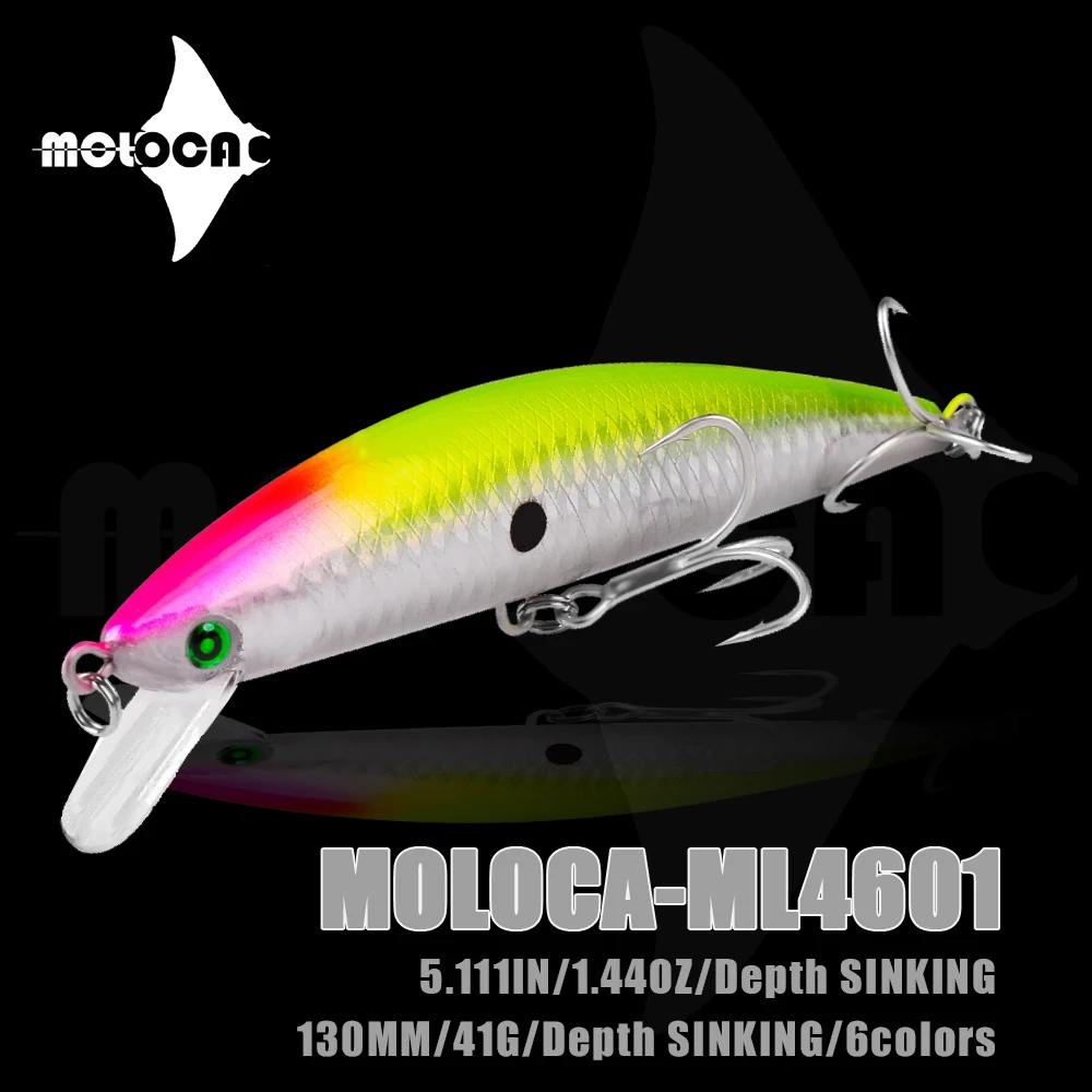 Fishing Accessories Minnow Lures Sinking 41g 130mm Peche En Mer Wobblers For Leurre Truite Fish Isca Artificial Angeln Equipment