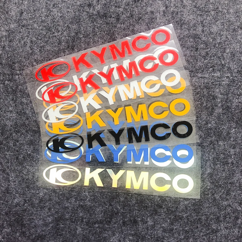 2pcs/Set Motorcycle Refit Sticker Motorcycle Side Fuel Tank Decorative Reflective Waterproof Decals Motorcycle Parts for KYMCO