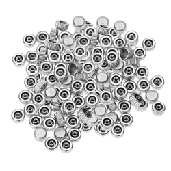 100pcs Waterproof Watch Crowns For Quartz Wrist Watch Repair Or Replace