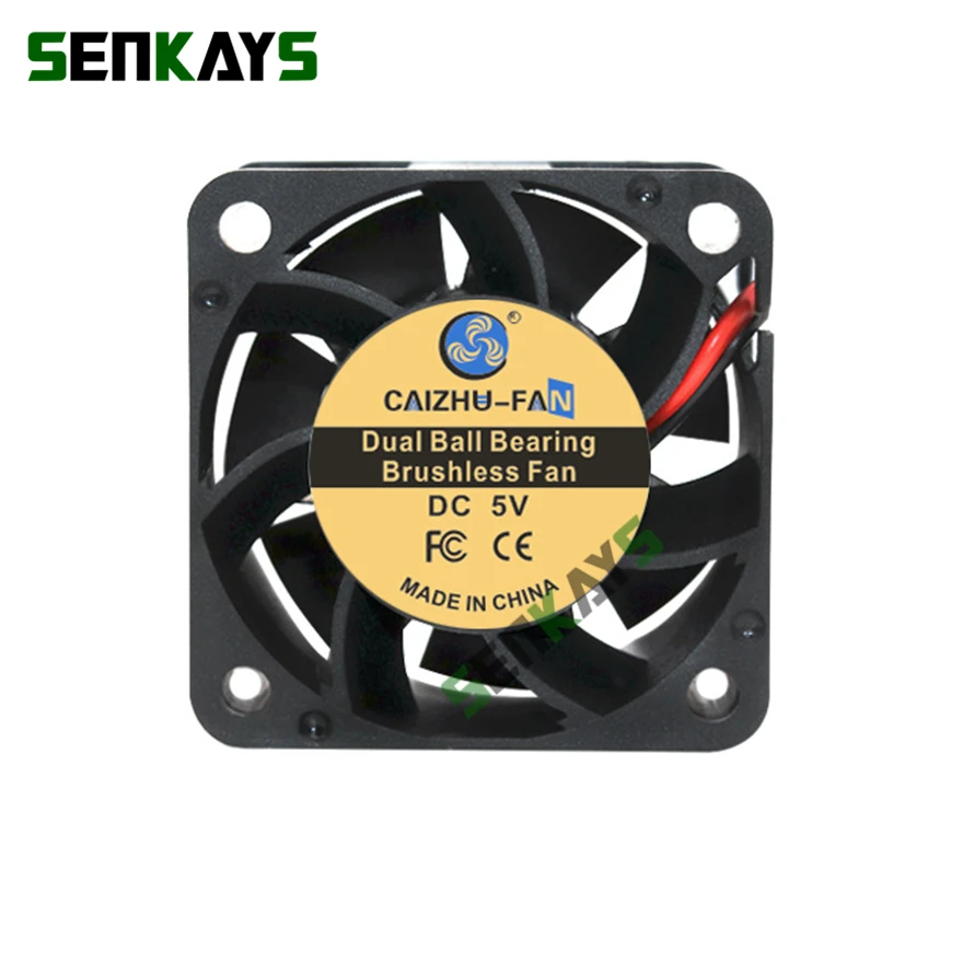 DC5V 12V 24V 40mm 40X40X28mm Dual Ball bearing Server Fan Powerful Cooling Fan 4028 High Speed Server Fan XH2.54 2pin