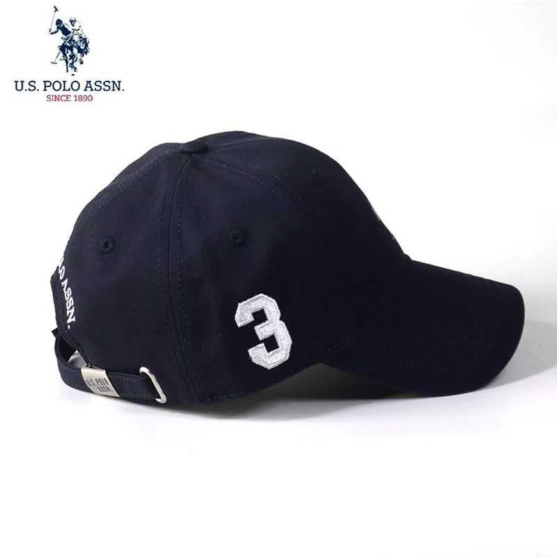 U.s. Polo Assn.2024 New Couple Baseball Caps Fashion Four-Colors  Embroidered Logo Pure Cotton Adjustable Hats For Men And Women