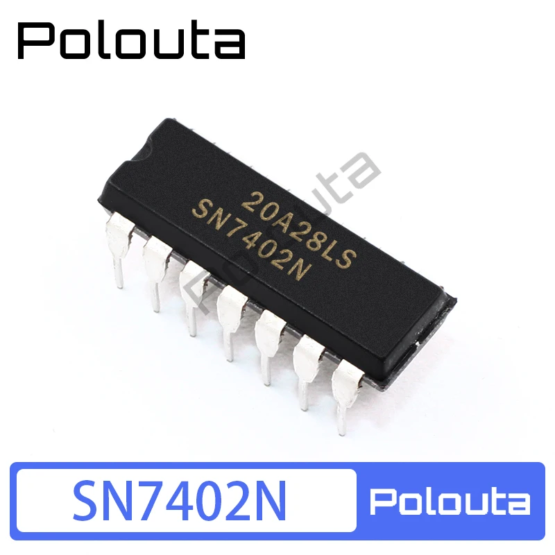 10 Pcs/Set SN7402N DIP-14 Four 2-input positive NOR gate chip Electric Acoustic Components Arduino Nano Integrated Circuit