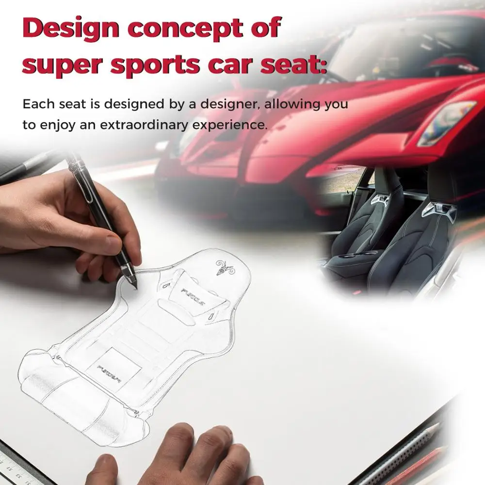 Furgle Gaming Büro Stühle 180 Grad Liege Computer Stuhl Komfortable Executive Computer Sitz Racer Liege PU Leder