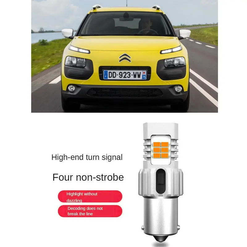 Turn signal Light For CITROEN C4 CACTUS - Hatchback  2014+ 100% Canbus Error Free 1556LM 2pc