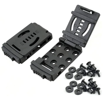 Kydex 칼집 홀스터용 대형 나일론 벨트 루프 벨트 클립, DIY 야외 도구 클립용 특수, 스위치 잠금 장치 포함, 블랙