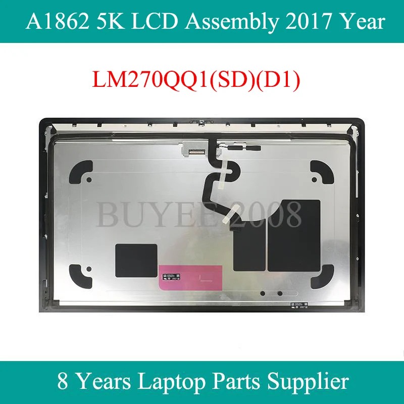 

New Original 27" A1862 5K LCD Assembly LM270QQ1-SDD1 For IMAC 27 Inch A1862 LCD Screen Display 2017 Year LM270QQ1(SD)(D1)