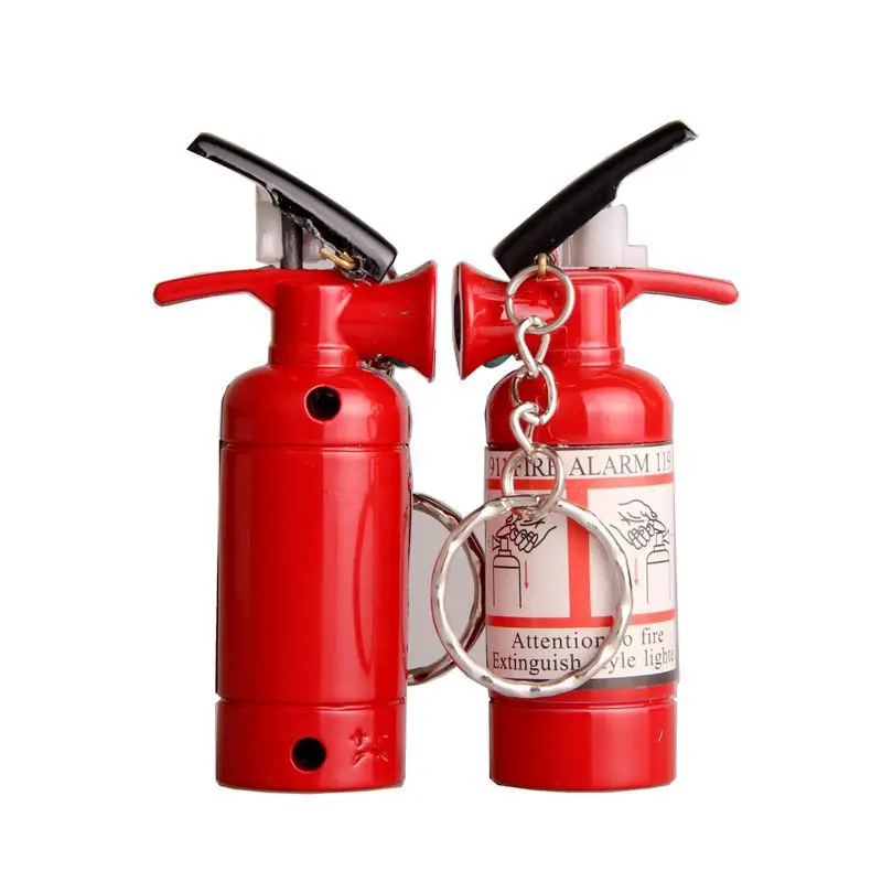 Portable Butane Jet Gas Lighter Fire extinguisher Keychain Torch Lighter Mini Ignition Tool Smoking Accessories Gadgets For Men