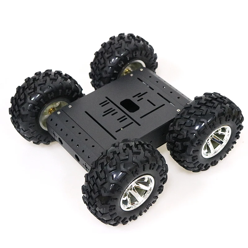 Wifi/Bluetooth/PS2 Điều Khiển 4WD Robot Thông Minh Ô Tô RC Bánh Khung Lắp Khung Xe 130Mm Cao Su Tắt Đường bánh Xe Bánh Xích Xe DIY