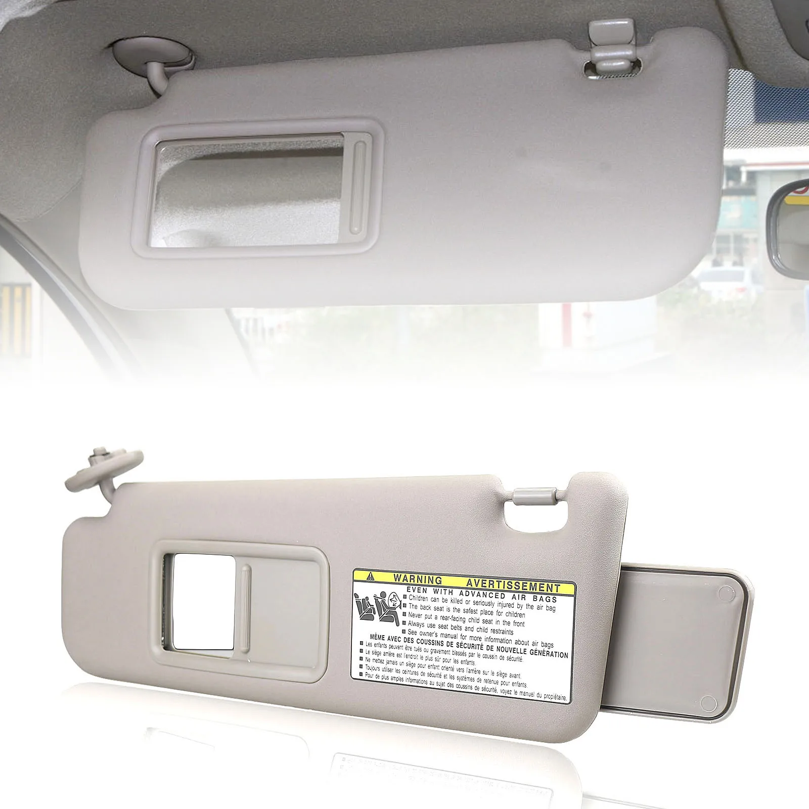 

Beige Sun Visor Sunvisor For Toyota 4Runner 2004-2008 74320-3D050-B0 Left Driver Car Front Interior Window Shade Sunshade Cover