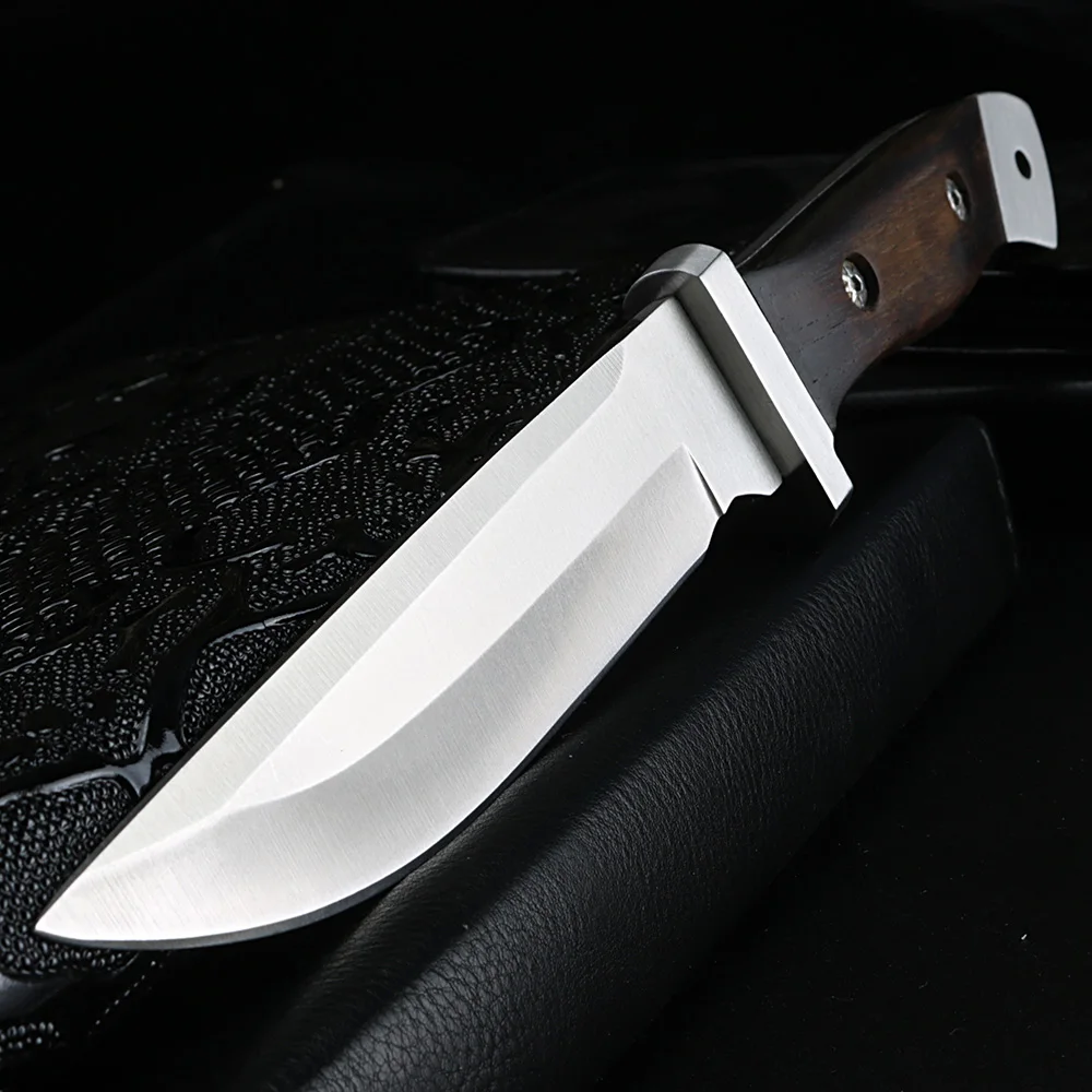 XUAN FENG Outdoor Knife Camping High Hardness Survival Knife Handmade Hunting Straight Knife Tactical Cold Weapon Knife