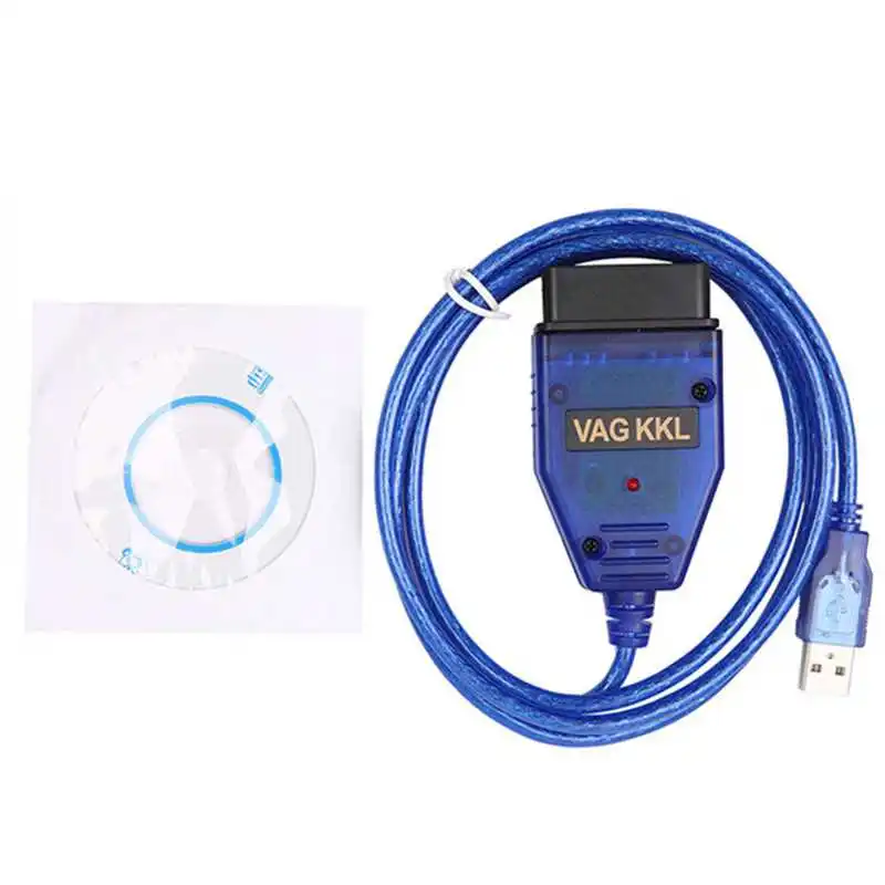 Best Quality VAG-COM 409.1 Vag Com Kkl OBD2 USB Diagnostic Cable Scanner Interface for VW A-udi S-eat Diagnostic Auto Cable Tool