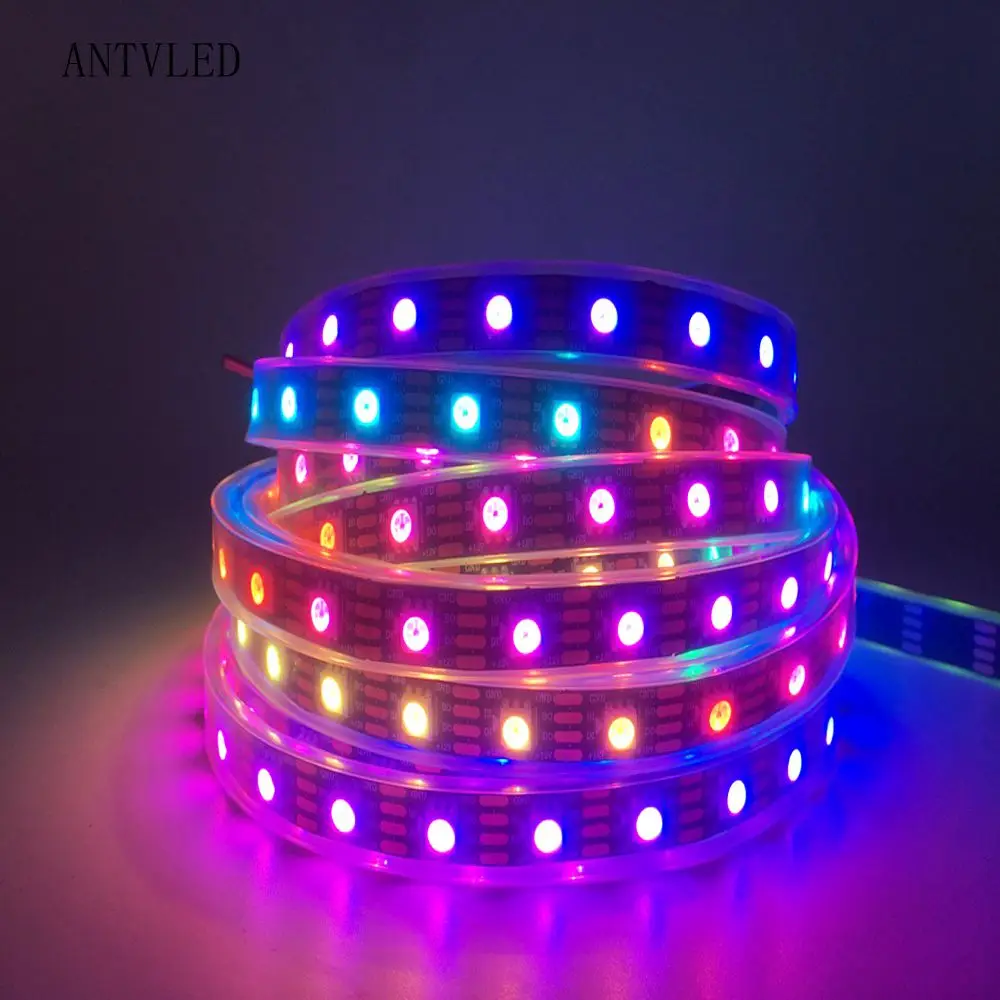 WS2815 (WS2812B WS2813 updated) RGB 30/60/100/144 Leds/m LED Pixels Strip Light Individually Addressable LED Dual-Signal DC12V