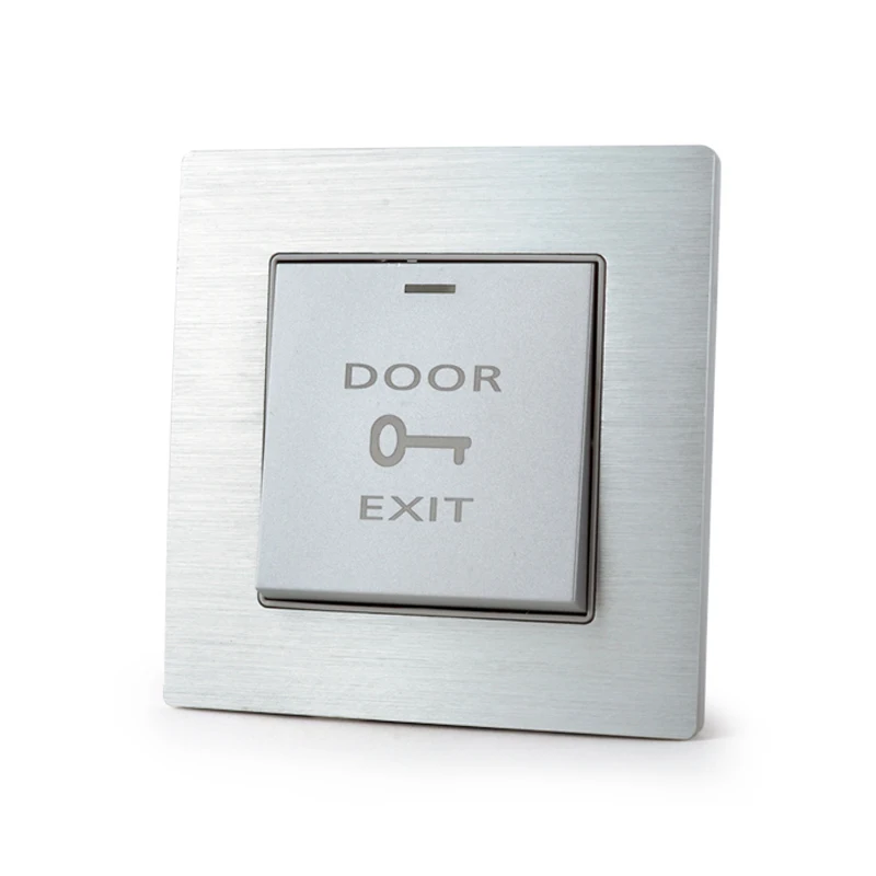 Waterproof Door Exit Button Release Switch NO/NC/COM Output Emergency Push Button Fireproof Plastic for Access Control System