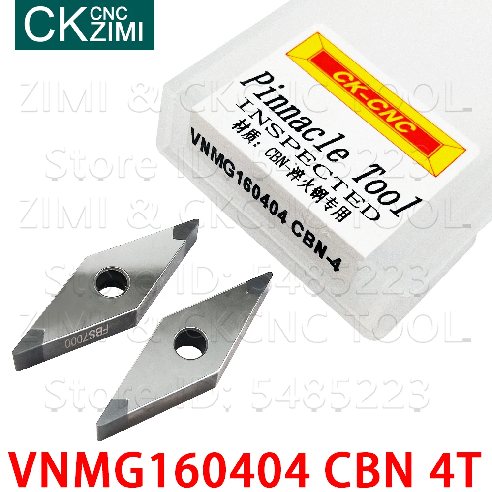 VNMG160404 CBN 4T VNMG 160404 CBN Boron Nitride Biến Lưỡi Dao CNC Nội Bộ Dụng Cụ Quay Rau Kim Loại Tiện Chèn Cho Cứng thép Không Gỉ