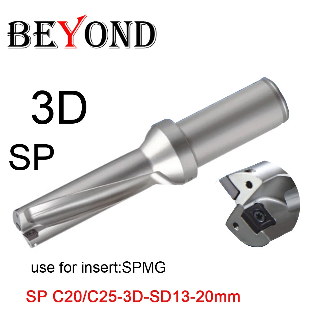 BEYOND SP C25-3D-SD17-SP06 SD 13 14 15 16 18 19 20 Сверло со сменными пластинами, U-образное сверление SPMG060204 Быстрые сверла для мелких отверстий