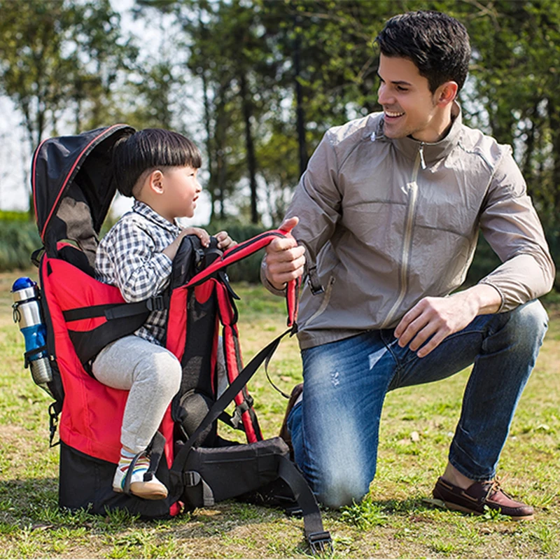 Outdoor baby child hiking backpack waterproof walker travel backrest outdoor climbing chair single shoulder chair