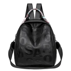 High Quality Women Leather Backpack Designer Lady mochila mujer Shoulder Bag School Backpacks For Teens Girls Preppy Sac A Dos