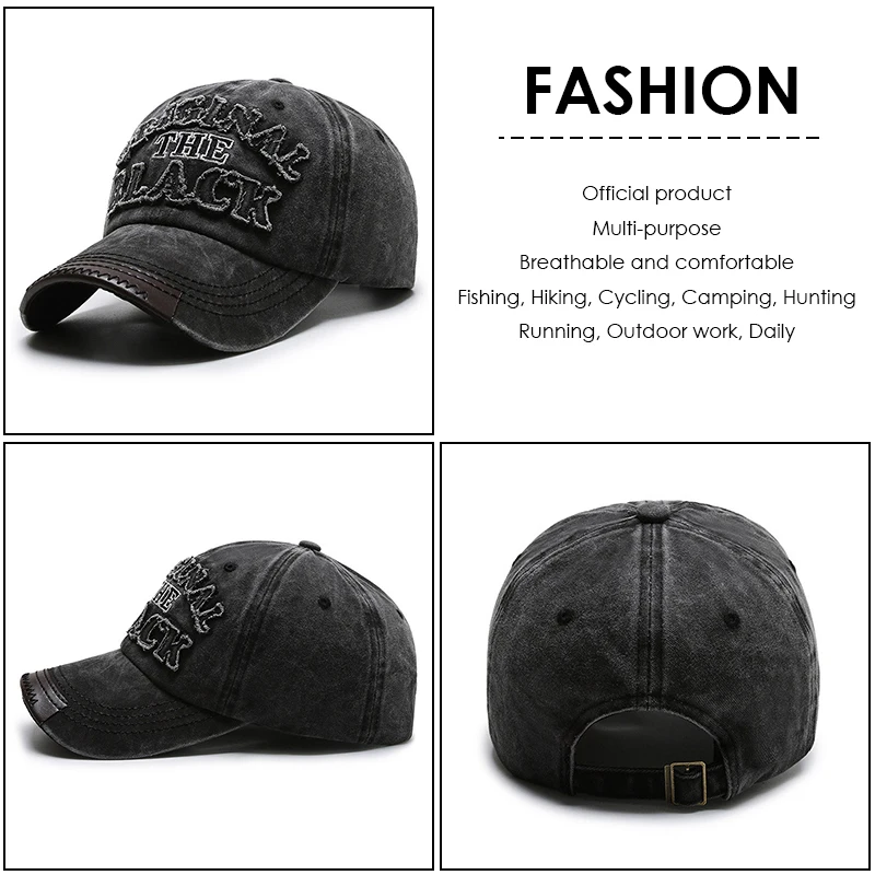 VATLTY Stylish Summer Caps for Men Women High Quality Cotton Breathable Hip Hop Baseball Hat Outdoor Truck Driver Cap Male Gift