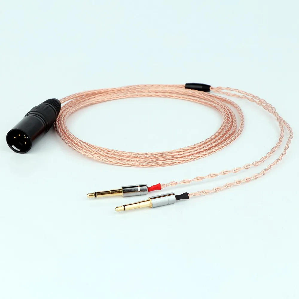 

Preffair 4Pin XLR Balanced Copper Headphone Upgrade Cable OCC PM-1 PM-2 HE1000 400S 560