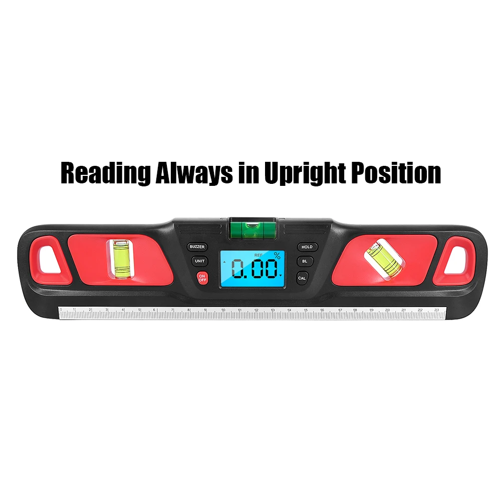 Bubble Electric Level Inclinometer Horizontal Scale Ruler Digital Spirit level 360 degree Angle Finder Protractor