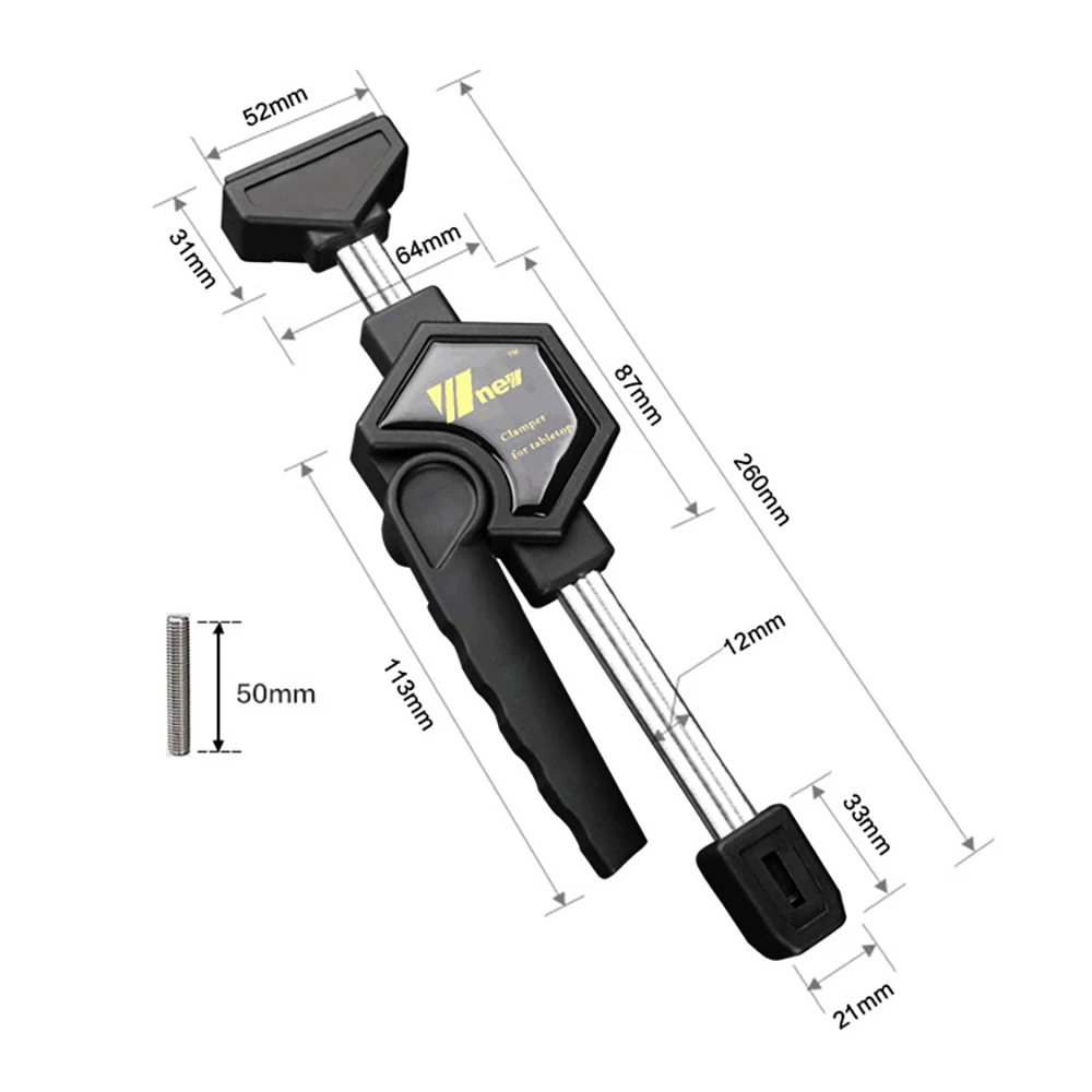 GanWei morsetto regolabile da tavolo in legno plastica Nylon speciale apparecchio di fissaggio rapido multiuso per banco da lavoro strumenti per la lavorazione del legno