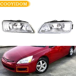 Car Front Bumper Fog Light headlight For Honda Accord 2003 2004 2005 2006 2007 4 Doors Driving Lamp Fog Lamp Assembly With Bulb