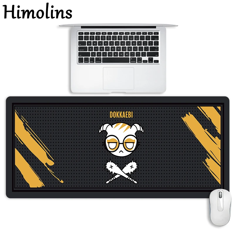 Himolins большой игровой коврик для мыши Радуга шесть осада точный дизайн 80x30 игровой коврик для мыши милый Настольный коврик для компьютера ноутбука