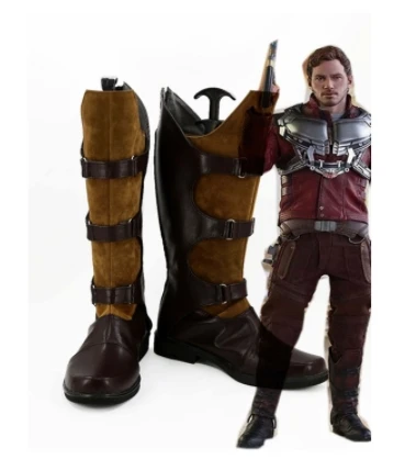 Guardians of the Galaxy Star Lord Peter Jason Quill Cosplay Shoes Boots Custom-Made Halloween Carnival Shoes