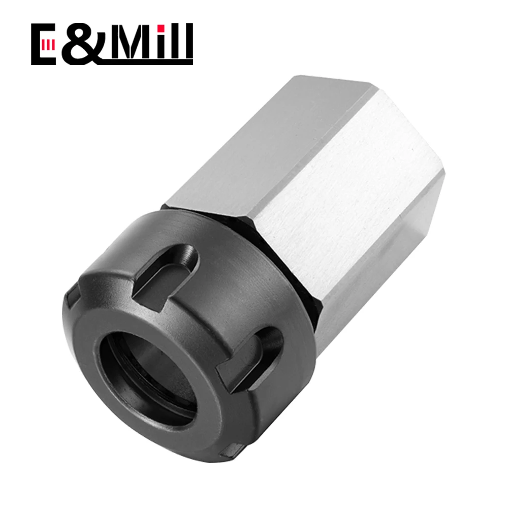 NIEUWE Vierkante ER25 ER32 ER40 Chuck Blok Hard Steel Hex ER Lente Chuck Seat Voor CNC Draaibank Graveren Snijmachine Gereedschaphouder