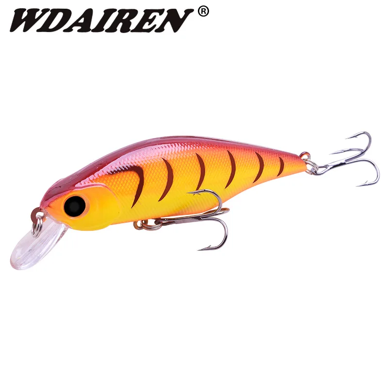 1Pcs Laser Minnow Fishing Hard Lure 11g 9cm Isca Crankbait Wobblers Artificial Floating Jerkbait Trolling Bass Carp Tackle