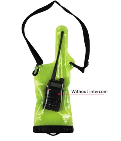 PVC Waterproof Bag Case Pouch For Walkie Talkie Two-Way Radios Full Protector Cover Holder With Lanyard Portable Outdoor Supply