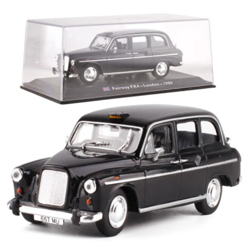 1:43 Scale Classic Diecast Alloy Car Model FIAT FORD Citroen Cab Taxi Truck Toys Auto Vehicles Gifts for Show Display Collection