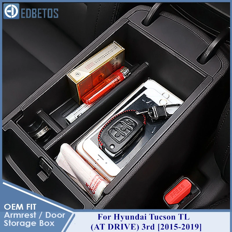 

Car Central Console For Hyundai Tucson TL AT DRIVE 3rd 2015 2016 2017 2018 2019 Interior Accessories Stowing Storage Box