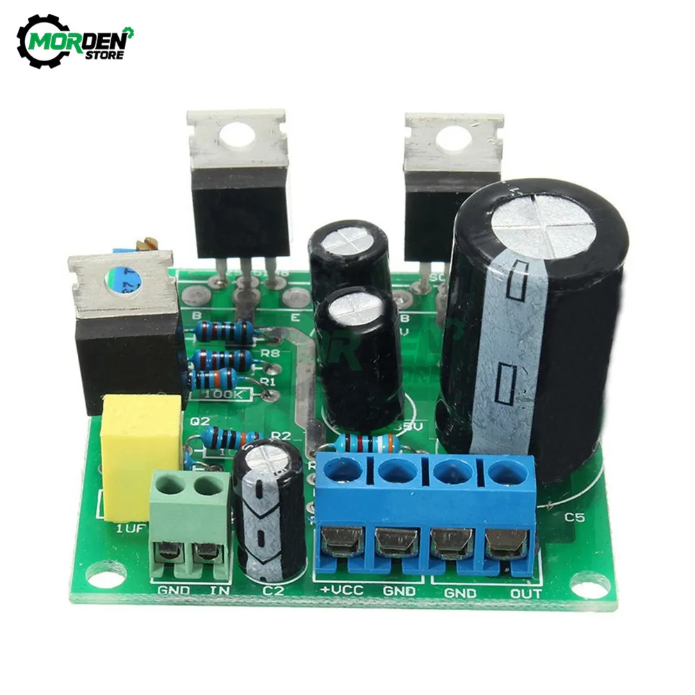 DC 12V-30V 24V Mini 1969 TIP41C 20W Amplifier Assemble Board Pure Class A Sealed Multi-turn Adjustable Resistance Module 1CH