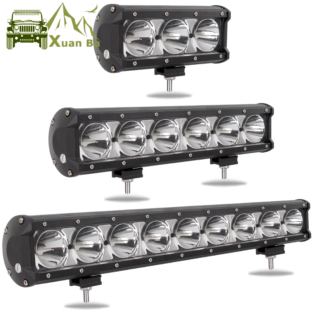 

Single Row Led Light Bar Offroad For UAZ ATV Motorcycle Trucks Niva 4x4 Off road Spotlight 12V 24V Led Driving Work Barra Lights