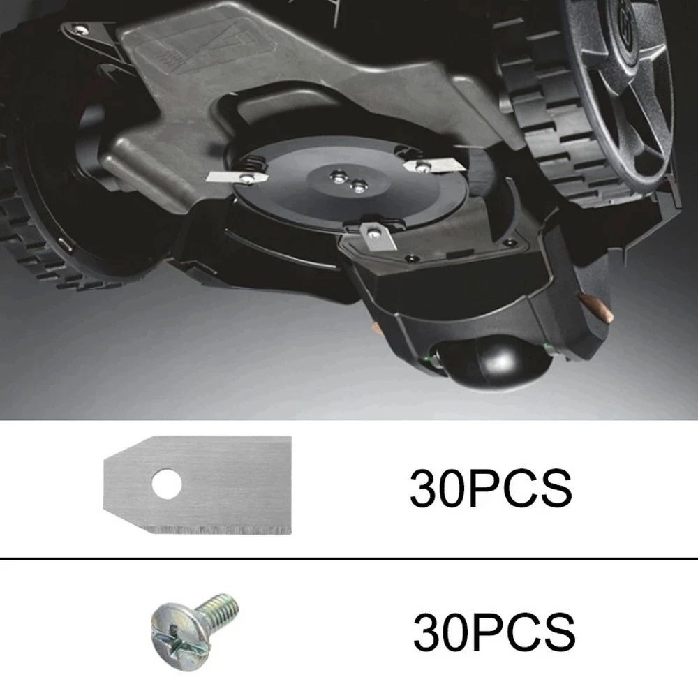 Hoja de corte para cortacésped, pieza de repuesto de 35x18x0,45mm para Husqvarna, automotriz, Gardena, cortacésped robótico