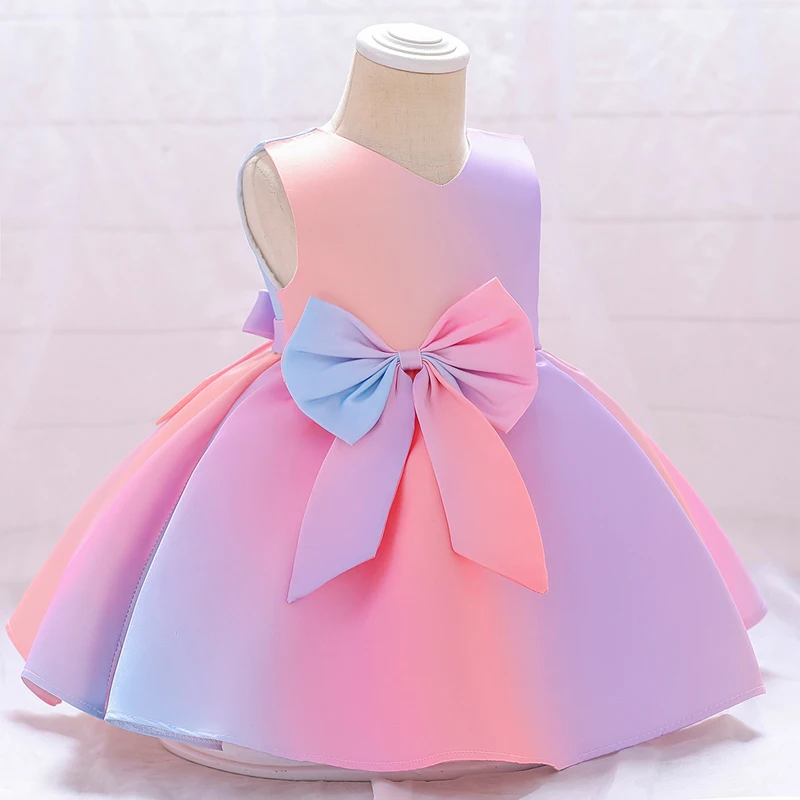 Christmas Baptism Newborn 1 Year Birthday Dress For Baby Girl Colorful Princess Party Dresses Child Costumes 3 6 8 12 Month