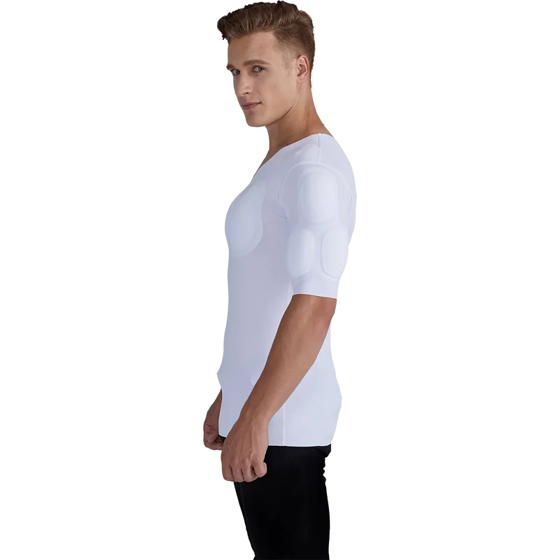 Prayger-Coussinets invisibles PEC Y-Muscles pour hommes, sous-vêtements, grande poitrine, augmentation de la forme, chemises pour hommes