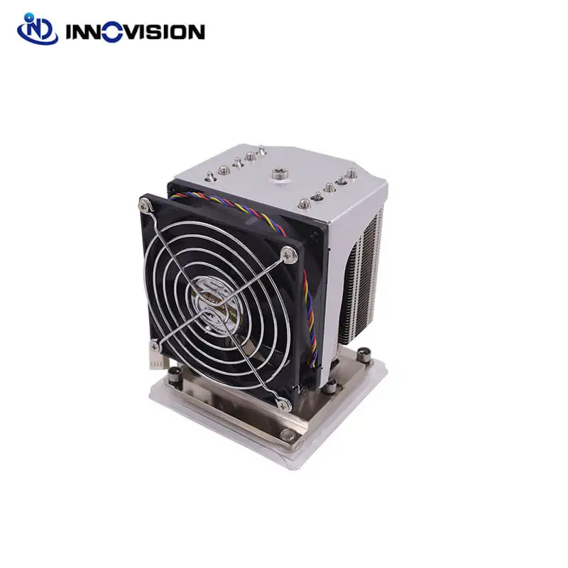 

4U Active server heatsink 3647 Square with 5* heatpipe server cpu cooler With 9025MM Quite Cooling Fans