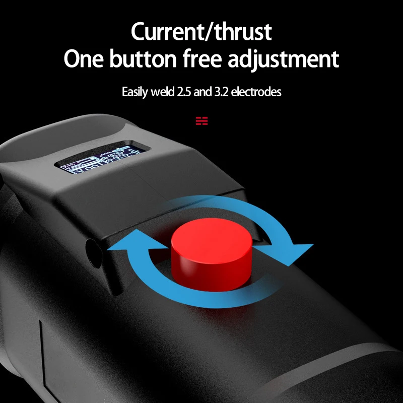 Handheld 220 V 4000 W Lichtbogenschweißgerät Kleines automatisches digitales intelligentes Werkzeug Schweißdicke 2 ~ 14 mm Elektroschweißgerät